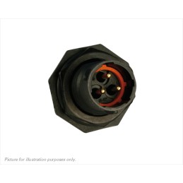 1 pcs - Souriau Circular Connector, 3 Contacts, Panel Mount, Plug, Male, IP68, IP69K, UTS Series