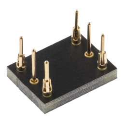 5 pcs - Winslow Straight Through Hole Mount 1.27 mm, 2.54 mm Pitch IC Socket Adapter, 6 Pin Female SOP to 6 Pin Male DIP