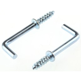 10 Bag of 10 - RS PRO Steel, Screw Hook, 31mm, 20mm
