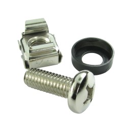 100 pcs - RS PRO Iron M6 Cage Nut