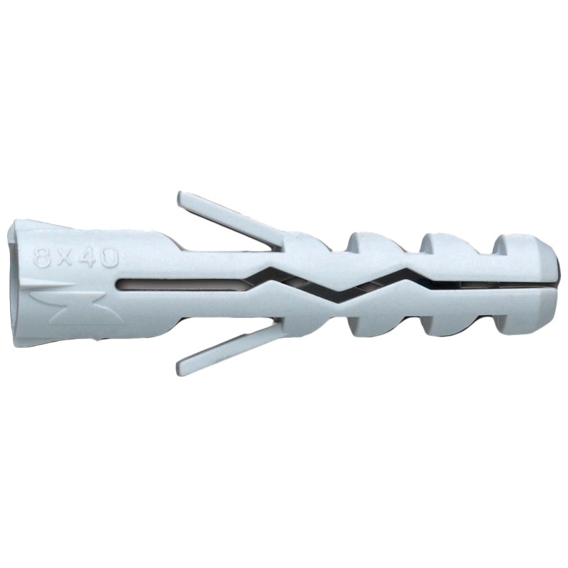 10 Box of 100 - DFM3440000 DeWALT Nylon Wall Plug, 25mm Length, 5mm Fixing Hole Diameter