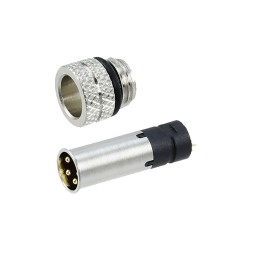 1 pcs - Norcomp Circular Connector, 4 Contacts, Cable Mount, M8 Connector, Socket, Female, IP67, M8 Series