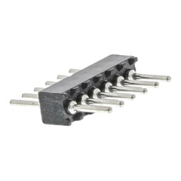 5 pcs - Preci-Dip Straight Through Hole Pin Header, 6 Contact(s), 1.27mm Pitch, 1 Row(s), Unshrouded