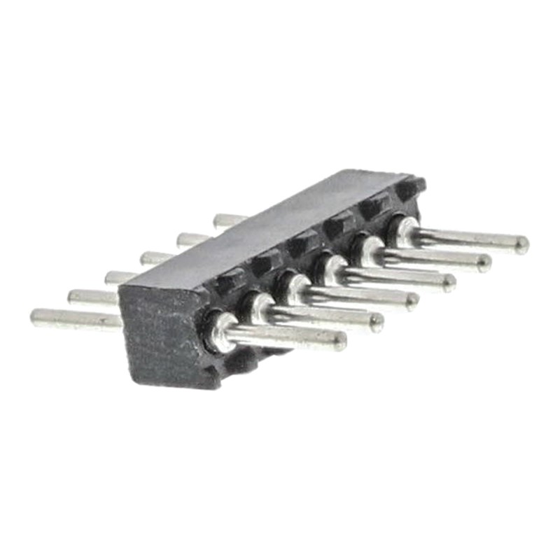 5 pcs - Preci-Dip Straight Through Hole Pin Header, 6 Contact(s), 1.27mm Pitch, 1 Row(s), Unshrouded