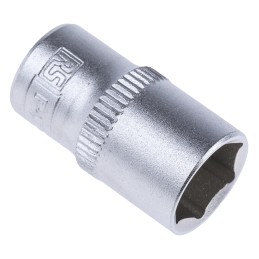 10 pcs - RS PRO 1/4 in Drive 10mm Standard Socket, 6 point