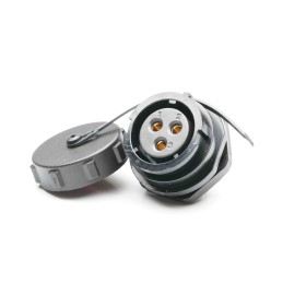 1 pcs - RS PRO Circular Connector, 3 Contacts, Panel Mount, Socket, Female, IP67