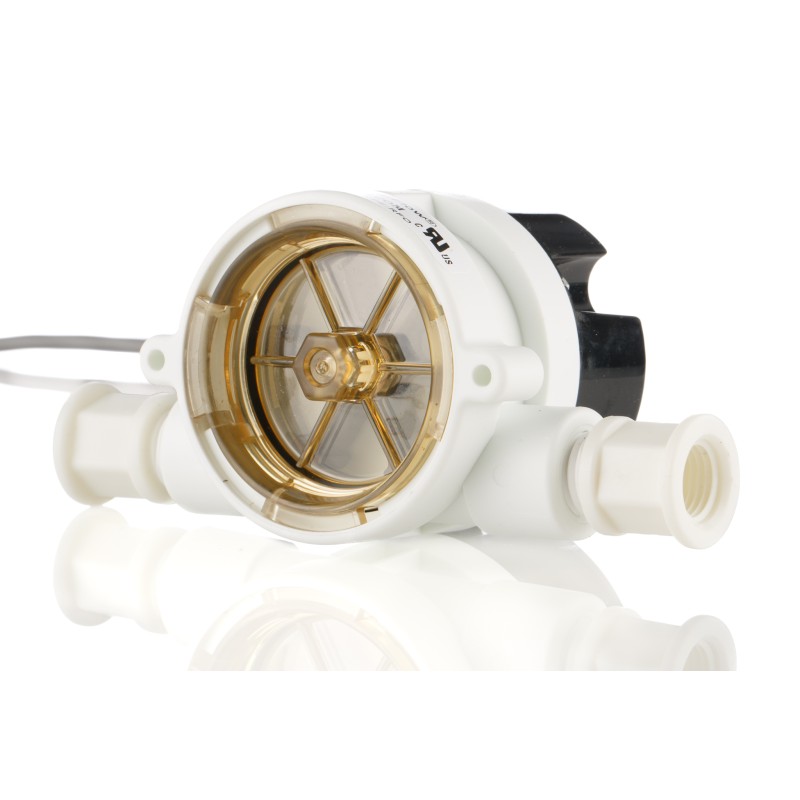 1 pcs - Gems Sensors RFO Series RotorFlow Electronic Flow Sensor for Liquid, 2 L/min Min, 20 L/min Max