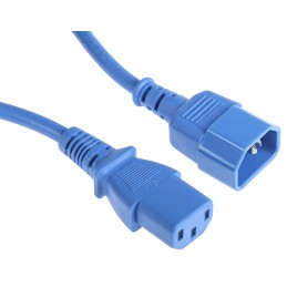 1 pcs - RS PRO IEC C13 Socket to IEC C14 Plug Power Cord, 1m