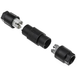 1 pcs - Phoenix Contact Circular Connector, 4 Contacts, Cable Mount, Socket, Female, IP65, IP67, Q 1.5 Series