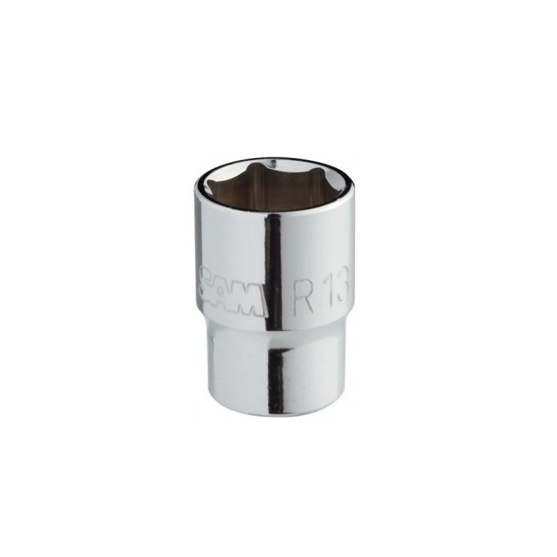 10 pcs - R-6 SAM 1/4 in Drive 6mm Standard Socket, 6 point, 25 mm Overall Length