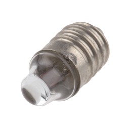 10 pcs - RS PRO E10 Indicator Light, Clear, 1.2 V, 220 mA, 30h