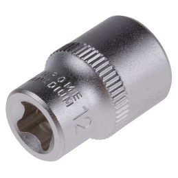 10 pcs - RS PRO 1/4 in Drive 12mm Standard Socket, 6 point