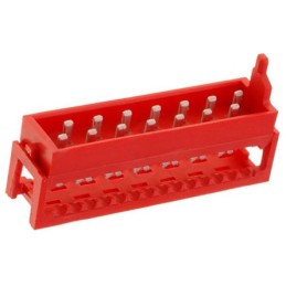 125 pcs - TE Connectivity 14-Way IDC Connector Plug for Cable Mount, 2-Row