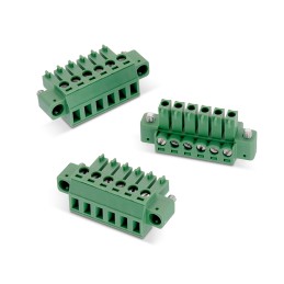 5 pcs - Wurth Elektronik 3.81mm Pitch 2 Way Vertical Pluggable Terminal Block, Plug, Cable Mount, Solder Termination