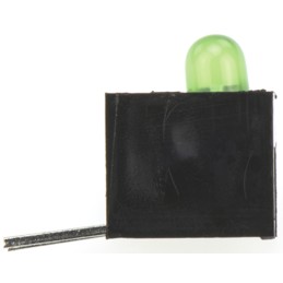 10 pcs - 113-314-04 Marl 113-314-04, Green Right Angle PCB LED Indicator, Through Hole 2.2 V