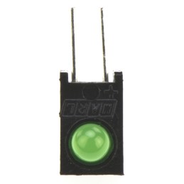 10 pcs - 113-314-04 Marl 113-314-04, Green Right Angle PCB LED Indicator, Through Hole 2.2 V