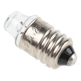 10 pcs - RS PRO E10 Indicator Light, Clear, 2.2 V, 250 mA, 10h