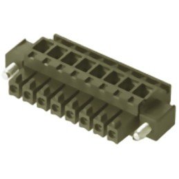 5 pcs - Weidmuller 3.81mm Pitch 4 Way Right Angle Pluggable Terminal Block, Plug, Cable Mount, Screw Termination