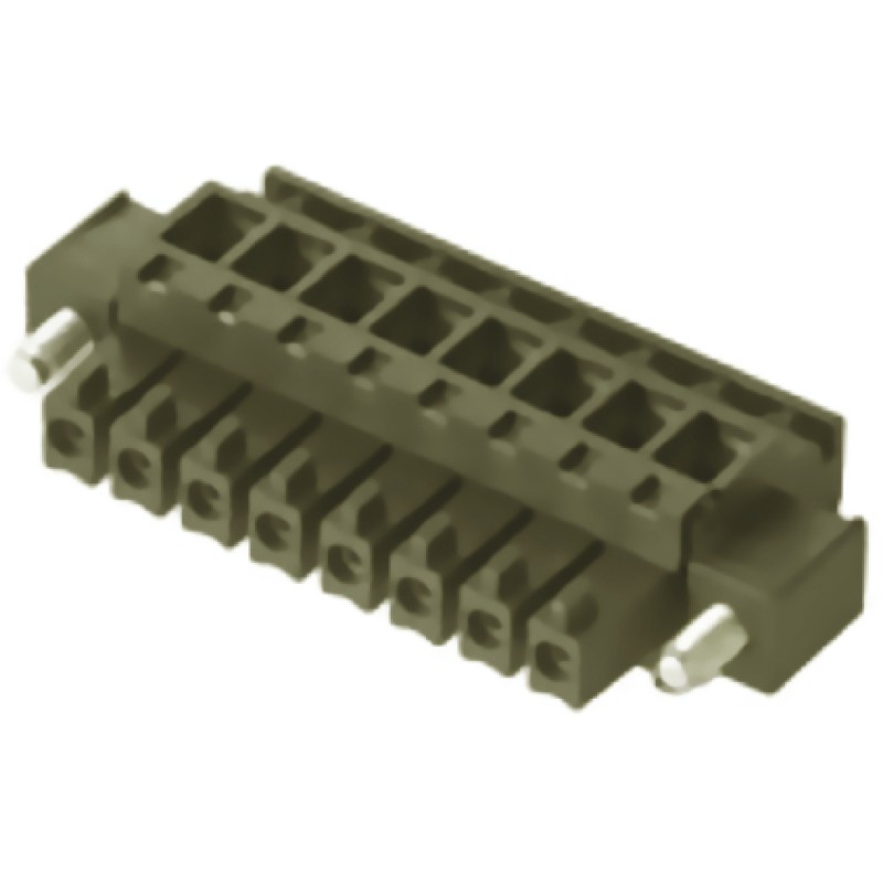 5 pcs - Weidmuller 3.81mm Pitch 4 Way Right Angle Pluggable Terminal Block, Plug, Cable Mount, Screw Termination