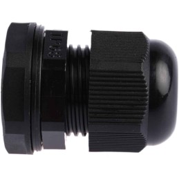 10 pcs - RS PRO Black Nylon Cable Gland, PG13.5 Thread, 6mm Min, 12mm Max, IP68