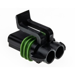1 pcs - Delphi, Metri-Pack 280 Automotive Connector Socket 2 Way, Crimp Termination