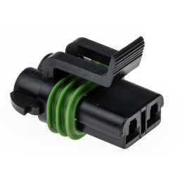 1 pcs - Delphi, Metri-Pack 280 Automotive Connector Socket 2 Way, Crimp Termination