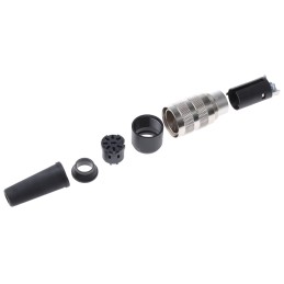 1 pcs - binder Circular Connector, 8 Contacts, Cable Mount, M16 Connector, Plug, Male, IP40, 581 Series