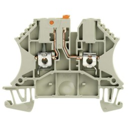 5 pcs - Weidmuller W Series Beige Disconnect Terminal Block, 2.5mm², Single-Level, Screw Termination