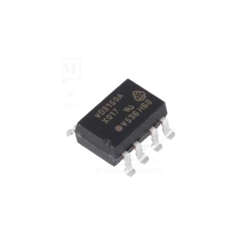 10 pcs - VO3150A-X017T Vishay, VO3150A-X017T DC Input Phototransistor Output Dual Optocoupler, Surface Mount, 8-Pin SMD