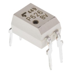 10 pcs - TLP626(F) Toshiba, TLP626(F) AC Input Transistor Output Optocoupler, Through Hole, 4-Pin PDIP