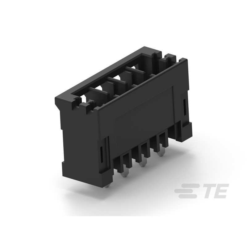 5 pcs - TE Connectivity 5mm Pitch 4 Way Pluggable Terminal Block, Header, Through Hole