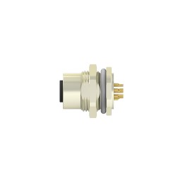 1 pcs - TE Connectivity Circular Connector, 8 Contacts, Rear Mount, M12 Connector, Socket, Female, IP67