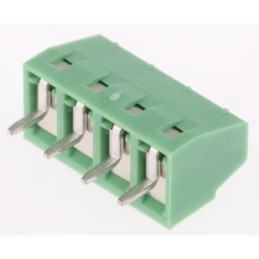 5 pcs - Phoenix Contact MKDS 1/ 4-3.81 Series PCB Terminal Block, 4-Contact, 3.81mm Pitch, Through Hole Mount, 1-Row, Screw