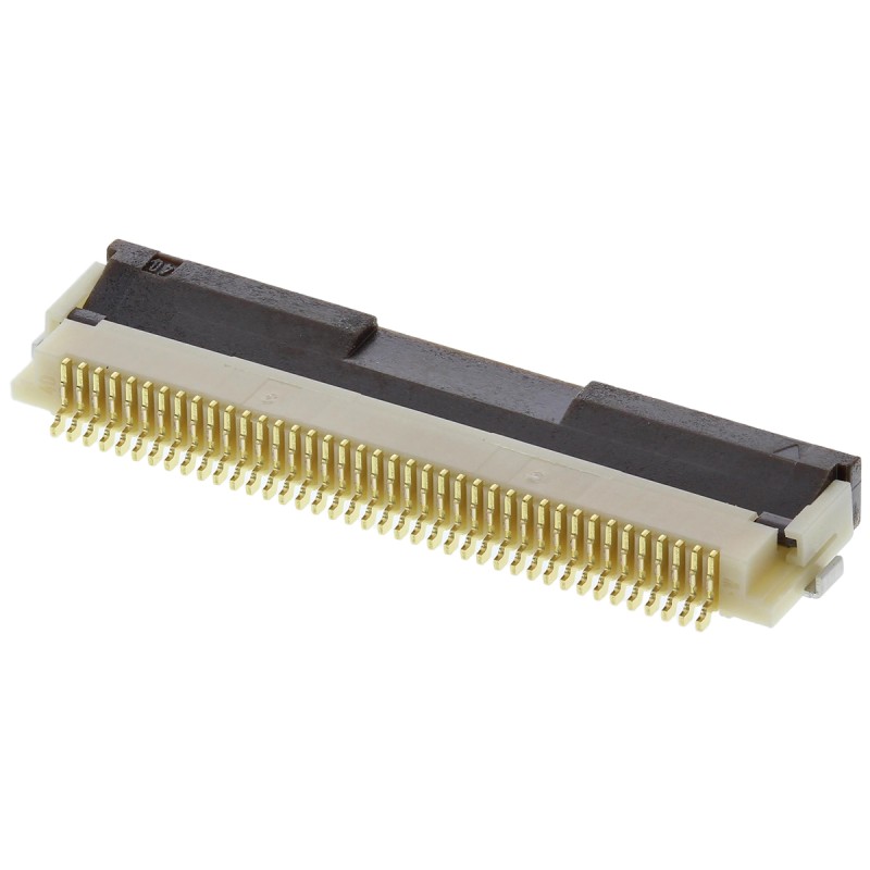 10 pcs - Hirose, FH12 0.5mm Pitch 40 Way Right Angle Female FPC Connector, ZIF Bottom Contact