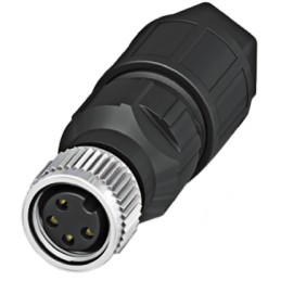 1 pcs - Phoenix Contact Circular Connector, 4 Contacts, M8 Connector, Socket, Female, IP65, IP67