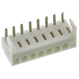 5 pcs - Molex KK 254 Series Right Angle Through Hole Mount PCB Socket, 8-Contact, 1-Row, 2.54mm Pitch, Solder Termination