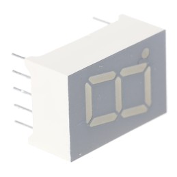 10 pcs - SA05-11EWA SA05-11EWA Kingbright 7-Segment LED Display, CA Red 7.6 mcd RH DP 12.7mm