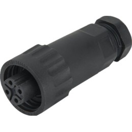 1 pcs - RS PRO Circular Connector, 4 Contacts, Cable Mount, Female, IP67