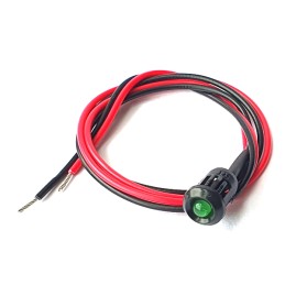 10 pcs - TA300013 CML Innovative Technologies TA30XXXX Series Green Panel Mount Indicator, 2.3V dc, 6mm Mounting Hole Size, Lead