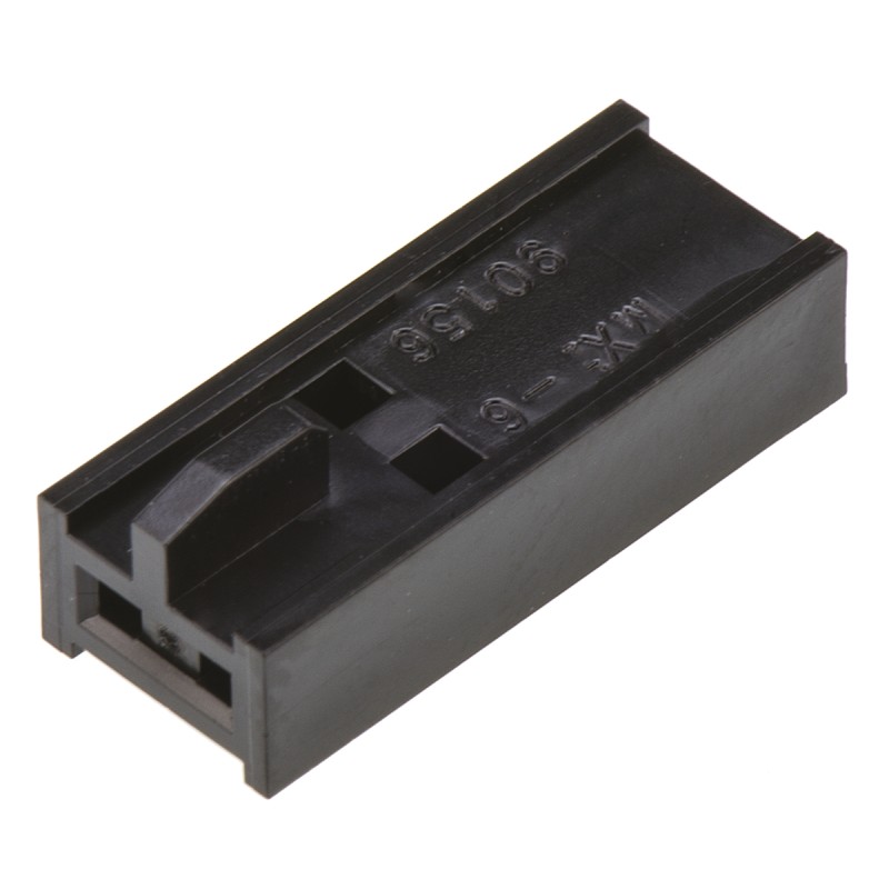 5 pcs - Molex, C-Grid III Female Connector Housing, 2.54mm Pitch, 2 Way, 1 Row