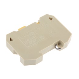 5 pcs - Weidmuller SAKR Series Brown Test Disconnect Terminal Block, 4mm², Single-Level, Screw Termination