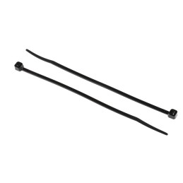1 Bag of 100 - RS PRO Cable Tie, 142mm x 3.2 mm, Black Nylon, Pk-100