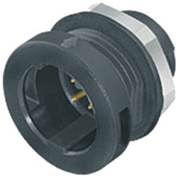 1 pcs - Binder Circular Connector, 5 Contacts, Panel Mount, Micro Connector, Socket, Male, IP67, 420 Series
