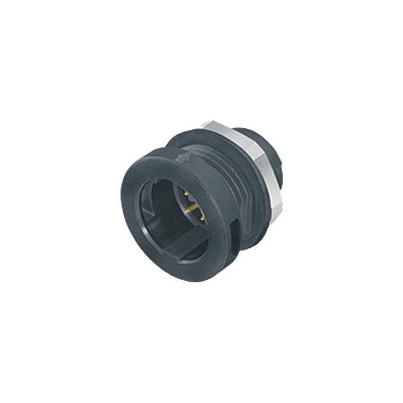 1 pcs - Binder Circular Connector, 5 Contacts, Panel Mount, Micro Connector, Socket, Male, IP67, 420 Series