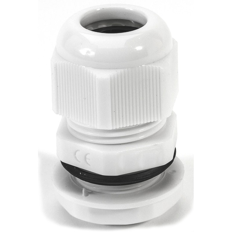 1 Bag of 5 - HellermannTyton NGM Series Grey Nylon Cable Gland, M32 Thread, 18mm Min, 25mm Max, IP68