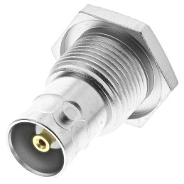 1 pcs - Telegartner, jack Panel Mount BNC Connector, 50Ω, Crimp Termination, Straight Body
