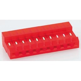 5 pcs - TE Connectivity MTA-156 Series 3.96mm Pitch Right Angle Cable Mount IDC Connector, Socket, 5 Way, 1 Row