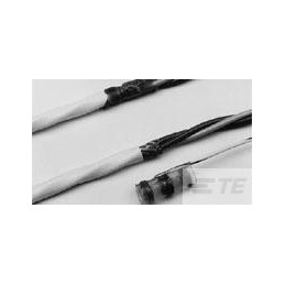 1 Box of 500 - TE Connectivity Transparent Polyolefin Solder Sleeve 16mm Length 0.9 - 2mm Cable Diameter