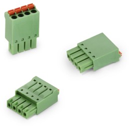 5 pcs - Wurth Elektronik 3.5mm Pitch 2 Way Vertical Pluggable Terminal Block, Plug, Cable Mount, Solder Termination