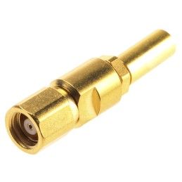 1 pcs - Radiall, Plug Cable Mount SMC Connector, 50Ω, Crimp Termination, Straight Body